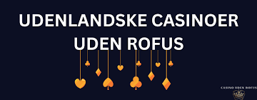 Find de bedste casino bonusser uden rofus